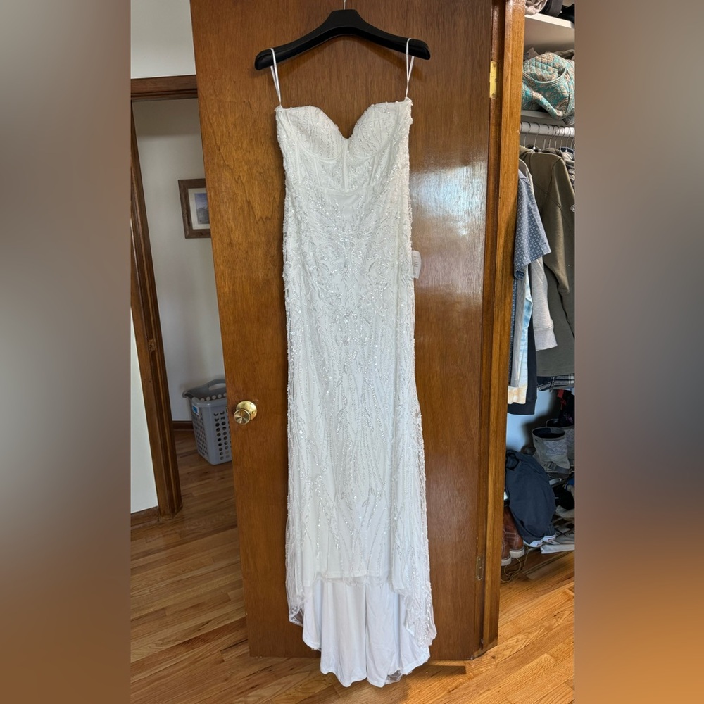Lulus Sequin Wedding Dress - Size Large